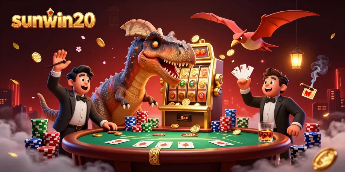 sunwin20 casino creatures interacting with a golden slot machine during a jackpot release